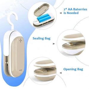 Mini-scelleuse portable manuelle pour la conservation des aliments et des fruits, scelleuse thermique domestique - Product Image 2