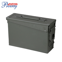 Boîte de rangement rigide étanche Proway en acier avec serrure à clé, 31x15x18,5cm, 14kg, pour bureaux de direction