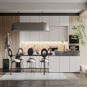 Ensembles complets d'armoires de cuisine contemporaines personnalisées, meubles de cuisine, armoires murales de cuisine - Product Image 5