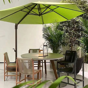 Ensemble de mobilier de <span class=keywords><strong>jardin</strong></span> haut de gamme sur mesure pour hôtel, style champêtre, table et chaises de cour, résistant à l'eau et aux rayons UV, fabrication en usine - Product Image 3