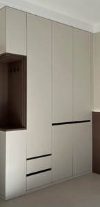 Fabricante de Muebles personalizados Muebles de dormitorio Diseño de armario moderno modular de madera Armario de dormitorio Estilo minimalista - Product Image 3