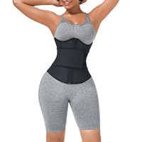 Hexin Grossiste Serre-Taille Minceur Effet Sauna Femme Haute Qualité à Logo Personnalisé avec Baleines en Acier, Ceinture Ventrale de Sudation, Gaine Amincissante