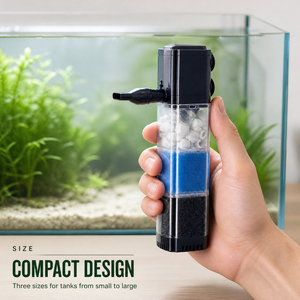 Filtro Sumergible para Acuario, Purificador de Agua Interno para Pecera con Múltiples Etapas de Filtrado, 12W 900L/H - Product Image 3