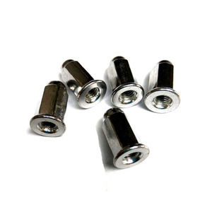 M6 X 17 Nickel Mạ Đồng Thau Mặt Bích <span class=keywords><strong>Nut</strong></span> <span class=keywords><strong>Cap</strong></span> - Product Image 1