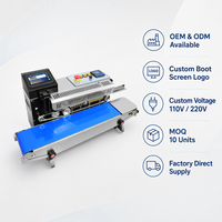 Machine de scellage thermique à bande continue automatique Willita avec imprimante à jet d'encre Tij pour sachets de nourriture, de thé et de café