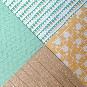 GF Promotion Wholesale 24sheets Flower <strong>Patterned</strong> Scrapbooking Handmade Craft Background <strong>Paper</strong> Pack Scrapbook - Product Image 2