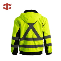 Veste de travail antistatique JIADE pour hommes, veste résistante aux flammes, imperméable, avec bande réfléchissante, pour la pétrochimie, la fabrication industrielle