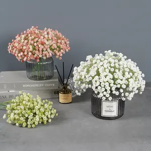 Vente en gros de fleurs artificielles de haute qualité Real Touch babybreath pour la décoration de bureau, de maison et de mariage