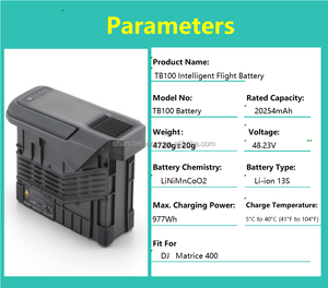 Tb100 סוללה חכמה 48.23v 20254mah 977wh l-ion עבור אורז 400 <span class=keywords><strong>rtk</strong></span> - Product Image 2
