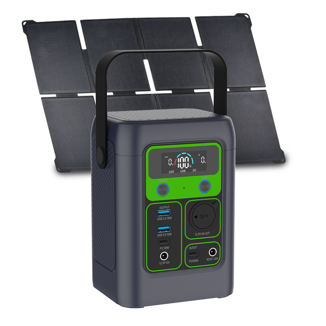 US Warehouse LiFePO4 Solar Generator Best Price Solar Generator Portable for Camping Outdoor with 45W Solar Panel