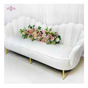 Sofá seccional con mechones de terciopelo más vendido Juego de sofás de terciopelo de 3 plazas Muebles - Product Image 1