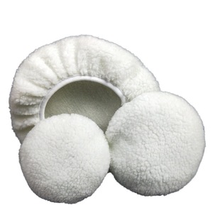 Tampon de polissage en laine pour lavage de voiture, 5-6, 7-8, 9-10 pouces, blanc, durable, pour le cirage et le polissage automobile - Product Image 4