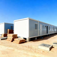 Maison conteneur modulaire détachable de 20 pieds avec système électrique pour boutique temporaire, appartement, bureau, maisons préfabriquées