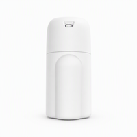 Diffuseur d'arômes mural sans fil 200 ml, double alimentation (batterie et application), 5 minuteurs, sans perçage, 300-500 m, pour hôtels, OEM personnalisé, noir et blanc