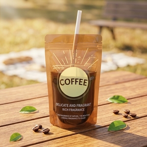 Sacchetti Trasparenti con Beccuccio per Caffè e Bevande, Buste Monouso Portatili per Cold Brew e Tè al Latte - Product Image 3