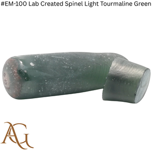Espinela Cultivada en Laboratorio # Turmalina verde sintética EM-100 creada en laboratorio, en forma de bolas, material sintético simulado de fusión por llama. - Product Image 4