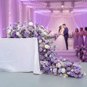 L Corredores <span class=keywords><strong>de</strong></span> flores rosas <span class=keywords><strong>de</strong></span> imitación <span class=keywords><strong>de</strong></span> seda <span class=keywords><strong>de</strong></span> alta calidad Decoración <span class=keywords><strong>de</strong></span> fila <span class=keywords><strong>de</strong></span> pasillo floral <span class=keywords><strong>Fondo</strong></span> <span class=keywords><strong>DE</strong></span> BODA artificial <span class=keywords><strong>Corredor</strong></span> <span class=keywords><strong>de</strong></span> flores <span class=keywords><strong>de</strong></span> mesa - Product Image 1