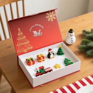 Custom Luxury Eco-friendly Rigid Paper Surprise Boxes Matt Lamination Embossing Sponge Liner-Bio-degradable Recyclable <b>Gift</b> - Product Image 2