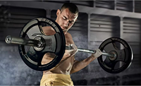 Disques de musculation pour haltères de compétition, équipement de musculation pour la salle de sport et la maison
