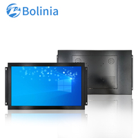 19.2 İnç 1440*900 VGA AV 4-telli Dirençli Dokunmatik Ekran Metal Kasa TFT LED Arkadan Aydınlatmalı Masaüstü Endüstriyel LCD Monitör OEM ODM