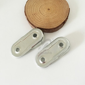 Male Hair Wardrobe Hanging Rod Support Zinc Plating <b>Metal</b> Closet Clothes <b>Rail</b> Fixing Tube Base Hardware Accessory - Product Image 2