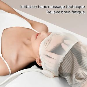 Masseur électrique <span class=keywords><strong>pour</strong></span> la tête avec nœuds de pression, utilisé <span class=keywords><strong>pour</strong></span> le pétrissage profond du cuir chevelu <span class=keywords><strong>et</strong></span> la thérapie thermique de la tête, circonférence de la tête réglable - Product Image 6