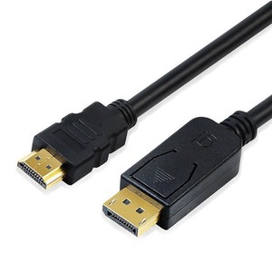 สายเคเบิลดิสเพลย์พอร์ตเป็น HDMI ยาว 1.8 เมตร ชนิดตัวผู้ต่อตัวผู้ รองรับความละเอียด 2K สำหรับเชื่อมต่อจอภาพ พร้อมตัวนำทองแดงปราศจากออกซิเจนและสายถัก - Product Image 3