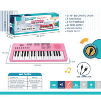 Dropshipping Shopify 37 Keys Electronic Keyboard Piano Toy With Microphone Kids Early Educational Gift