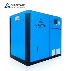 GIANTAIR Elétrico silencioso óleo livre 15kw 22kw 55kw 90kw 132kw 160kw 280kw 355kw 500kw compressor de ar 7bar-13bar com CE