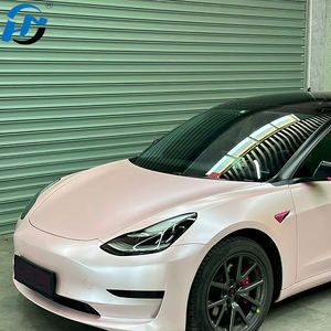 PET TPU Cast, perbaikan diri penyembuhan merah muda 1,52X1 8M/5x60 kaki bungkus mobil vinil mutiara logam Satin Matte metalik stiker mobil - Product Image 5