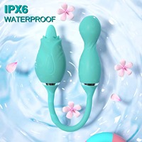 Rose Toys Zungen-Leck-Vibrations-Ei Weiblicher Klitoris-Nippel-Stimulator Kegel-Ball Erotikprodukte für Frauen