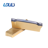 Lame de coupe à rainurer CNC DGR3102C 6D outil de coupe de face d'extrémité revêtu de PVD avec support OEM outil de coupe de tour à tête de rainurage de grain
