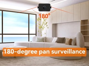 3MP cuộc sống thông minh Robot máy ảnh một cú nhấp chuột cuộc gọi video treo tường 2.4 Gam wifi đồng hồ báo thức máy ảnh - Product Image 6