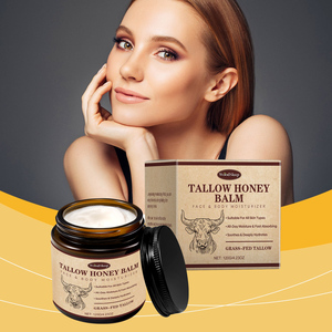 <span class=keywords><strong>Baume</strong></span> à lèvres hydratant fouetté <span class=keywords><strong>au</strong></span> suif de bœuf et <span class=keywords><strong>au</strong></span> <span class=keywords><strong>miel</strong></span>, 120g, biologique, marque privée, pour le soin de la peau - Product Image 1
