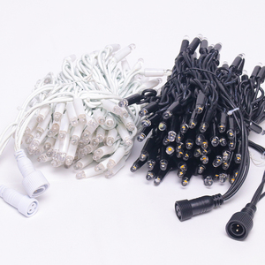 Thương Mại Tùy Chỉnh 10M Kỳ Nghỉ Ip65 Không Thấm Nước Xmas Giáng Sinh Ngoài Trời Cây Trang Trí Nội Thất Trắng Cao Su Cáp Dây LED Cổ Tích Chuỗi Ánh Sáng - Product Image 6