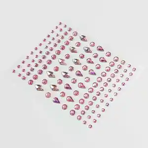 OJOS maquillaje <span class=keywords><strong>temporal</strong></span> pegatina belleza Rhinestone cara joyas tatuaje para música Festival fiesta piedra Accesorios - Product Image 4