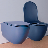 WC commercial, articles sanitaires pour salle de bain et cuisine, combo bidet Metro, toilettes bleu ciel, commodes, céramique, articles sanitaires industriels, salle de bain, cuisine, usine