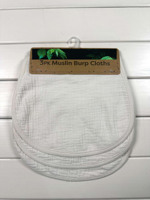 Lot de 3 lingettes à bavoir pour bébé en tissu tissé à motifs de dessins animés, emballage écologique, toutes saisons, absorbantes, séchage rapide, respirantes, coton et polyester