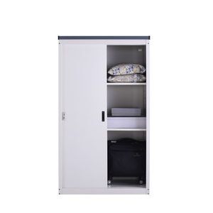 Armoire de rangement pliable moderne et populaire en acier inoxydable étanche pour la maison, le coin, le balcon, la chambre, l'école, la salle de sport - Emballage plat pour envoi postal - Product Image 3