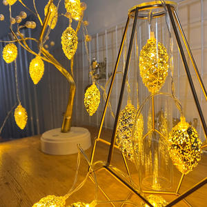 <span class=keywords><strong>USB</strong></span> LED String 3M 20LEDS Pine Cone FairyLight blanco cálido decorativo vacaciones iluminación para la decoración de eventos de Navidad - Product Image 5