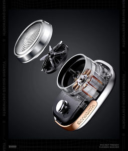 Yuanshi <span class=keywords><strong>Zao</strong></span> Mini afeitado húmedo y seco IPX7 impermeable USB recargable maquinilla de afeitar eléctrica para hombres afeitadora de barba portátil - Product Image 6