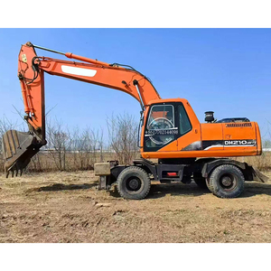รถขุดไฮดรอลิกแบบมีล้อ DOOSAN DH210W-7 ปี 2022 มือสอง สำหรับผู้รับเหมา บริษัทให้เช่า ธุรกิจก่อสร้าง เครื่องยนต์ไฮดรอลิก ของแท้ - Product Image 1