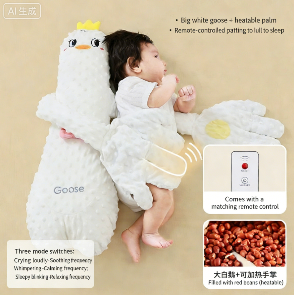 [Smartly Beatable] Peluche Doudou - Grande Oie Blanche