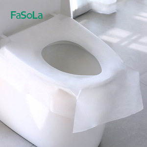 FaSoLa Disposable Toilet Seat Cover Full Coverage Adhesive For Maternity Travel Hotels Home Use - Product Image 2