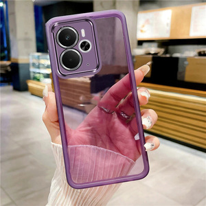 Funda Transparente con Bordes de Color para Realme 15T, 15 Pro, 14X, 14 Pro Plus, Carcasa para Teléfono Móvil Realme 14 <span class=keywords><strong>Lite</strong></span>, <span class=keywords><strong>13</strong></span> - Product Image 5