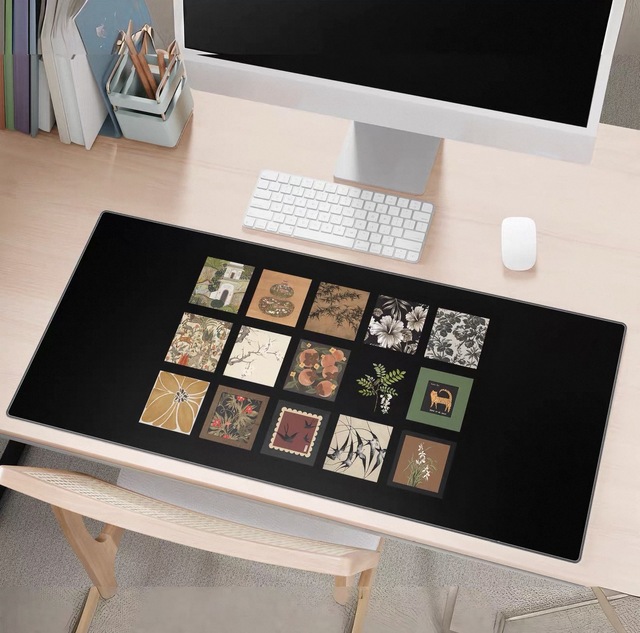 XXL Large Rubber Mouse Pad Stitched Edge Desk Mat for Gaming Station Computer Accessories Bulk