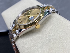 Super Quality <b>Mechanical</b> Luxury <b>Watch</b> Two-Tone Waterproof 41mm CFactory 904l Steel 3235 126-334 Gold Jubilee Strap - Product Image 6