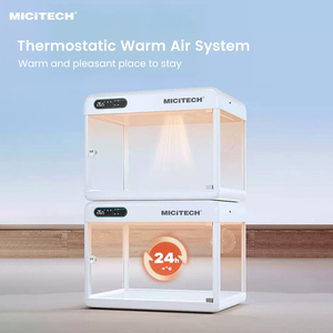 MICITECH Température Constante Vétérinaire <span class=keywords><strong>Chat</strong></span> Stockage Smart Chamber Isolé Chien Caisse Empilable Pet Cages Pet Cages Maisons - Product Image 4