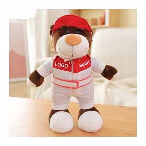 Oso de Peluche Personalizado de Alta Calidad con Marca de Flota, Relleno de Algodón PP, Bajo MOQ, Regalo de Cumpleaños para Motociclistas - Product Image 3