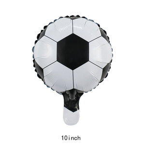 Globo de Aluminio con Diseño de Fútbol Americano y Rugby en Blanco y Negro para Decoración de Fiestas de Cumpleaños Infantiles, Celebraciones Deportivas - Product Image 6